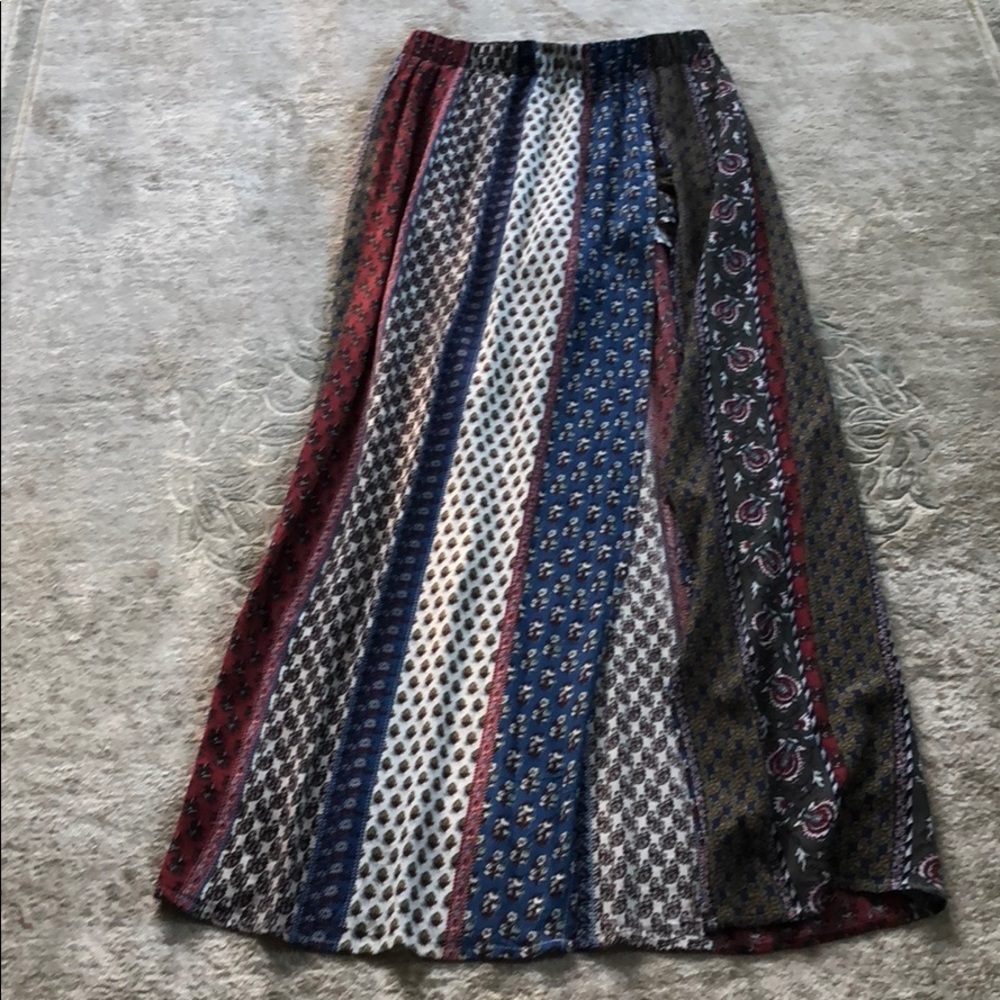 Maxi skirt with shorts inside (A)